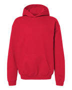 Gildan SF500B, Youth Softstyle Midweight Hooded Sweatshirt, Red