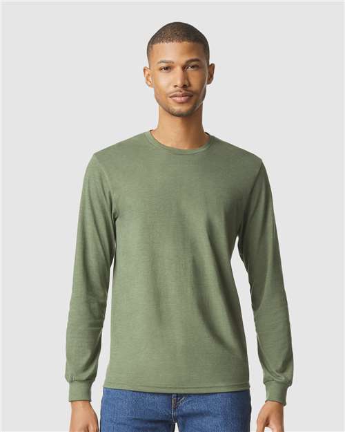 Gildan 64440CVC, Unisex Softstyle Cvc Long Sleeve T-shirt, Cactus