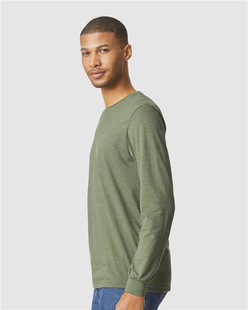 Gildan 64440CVC, Unisex Softstyle Cvc Long Sleeve T-shirt, Cactus