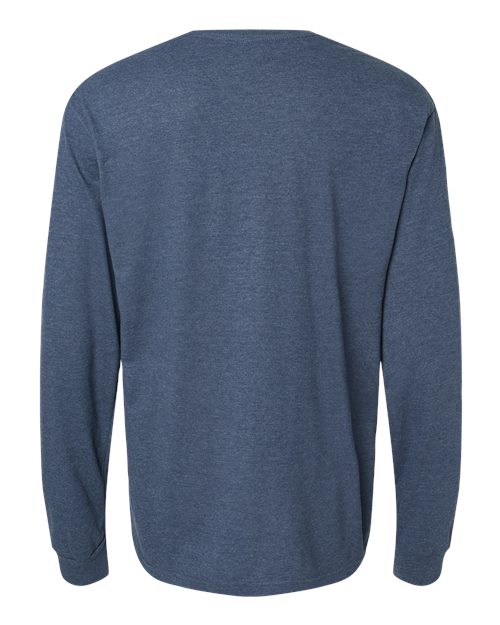 Gildan 11669, 64440cvc Unisex Softstyle Cvc Long Sleeve T-shirt, Navy Mist