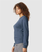 Gildan 11669, 64440cvc Unisex Softstyle Cvc Long Sleeve T-shirt, Navy Mist