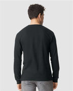 Gildan 11669, 64440cvc Unisex Softstyle Cvc Long Sleeve T-shirt, Pitch Black