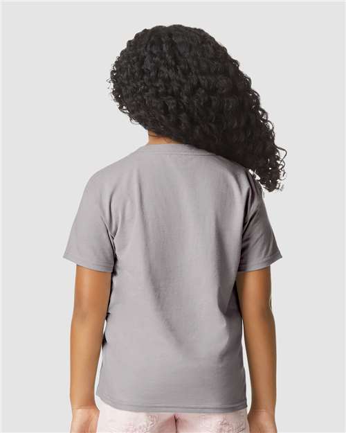 Gildan 11671, 64000bcvc Youth Softstyle Cvc T-shirt, Cement