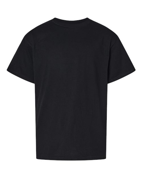 Gildan 11671, 64000bcvc Youth Softstyle Cvc T-shirt, Pitch Black