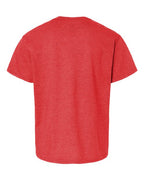 Gildan 11671, 64000bcvc Youth Softstyle Cvc T-shirt, Red Mist