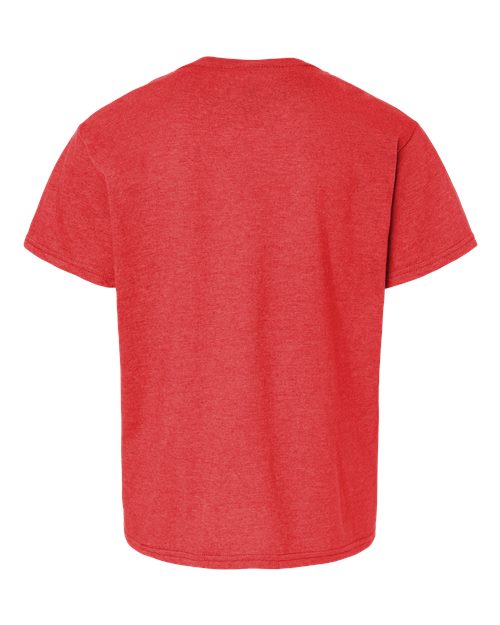 Gildan 11671, 64000bcvc Youth Softstyle Cvc T-shirt, Red Mist