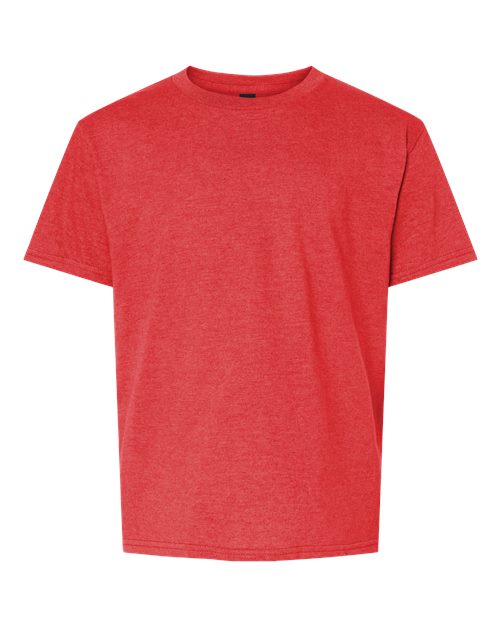 Gildan 11671, 64000bcvc Youth Softstyle Cvc T-shirt, Red Mist
