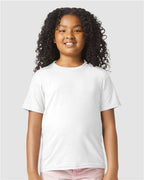Gildan 11671, 64000bcvc Youth Softstyle Cvc T-shirt, White