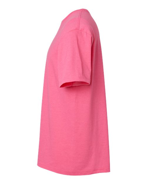 Gildan 8906, 64000cvc Unisex Softstyle Cvc T-shirt, Pink Lemonade Mist