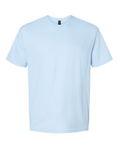 Gildan 8906, 64000cvc Unisex Softstyle Cvc T-shirt, Light Blue Mist