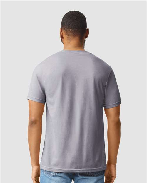 Gildan 64000CVC, Unisex Softstyle Cvc T-shirt, Sport Grey