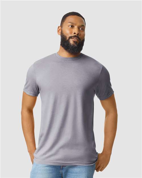 Gildan 8906, 64000cvc Unisex Softstyle Cvc T-shirt, Sport Grey