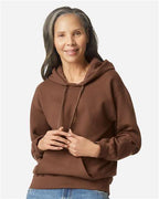 Gildan 9352, Sf500 Unisex Softstyle Midweight Hooded Sweatshirt, Cocoa