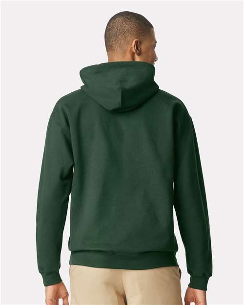 Gildan 9352, Sf500 Unisex Softstyle Midweight Hooded Sweatshirt, Forest Green