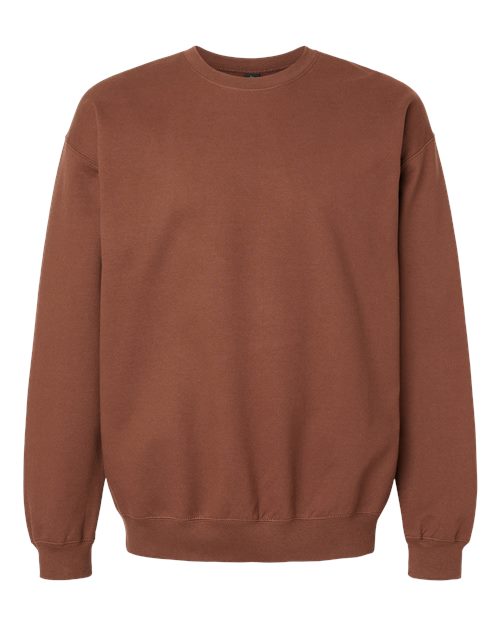 Gildan 9351, Sf000 Unisex Softstyle Midweight Crewneck Sweatshirt, Cocoa