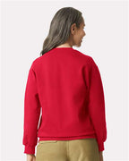 Gildan 9351, Sf000 Unisex Softstyle Midweight Crewneck Sweatshirt, Red