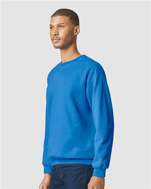 Gildan SF000, Unisex Softstyle Midweight Crewneck Sweatshirt, Royal