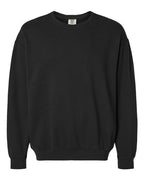 Comfort Colors 1466, Unisex Garment-dyed Lightweight Crewneck Sweatshirt, Black