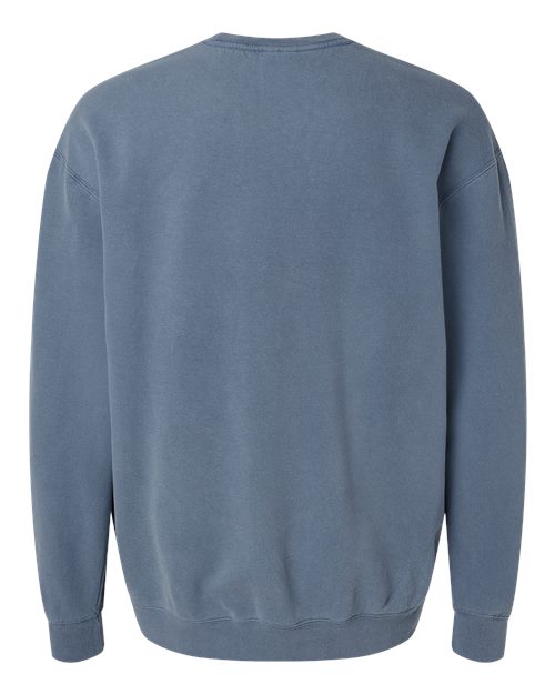 Comfort Colors 1466, Unisex Garment-dyed Lightweight Crewneck Sweatshirt, Blue Jean