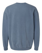 Comfort Colors 1466, Unisex Garment-dyed Lightweight Crewneck Sweatshirt, Blue Jean