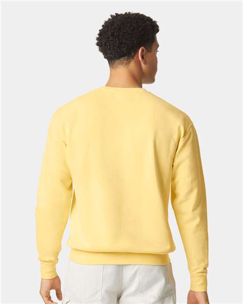 Comfort Colors 1466, Unisex Garment-dyed Lightweight Crewneck Sweatshirt, Butter