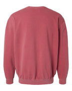 Comfort Colors 1466, Unisex Garment-dyed Lightweight Crewneck Sweatshirt, Crimson