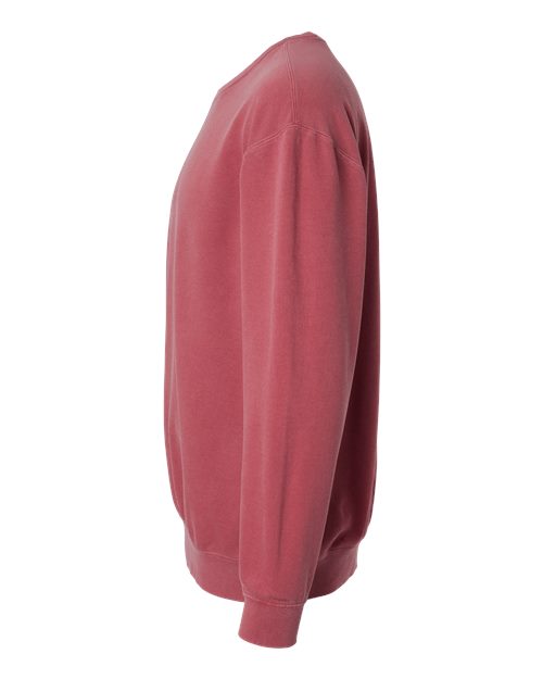 Comfort Colors 1466, Unisex Garment-dyed Lightweight Crewneck Sweatshirt, Crimson