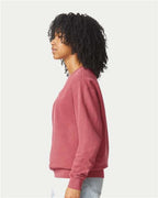 Comfort Colors 1466, Unisex Garment-dyed Lightweight Crewneck Sweatshirt, Crimson