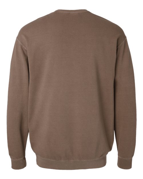 Comfort Colors 1466, Unisex Garment-dyed Lightweight Crewneck Sweatshirt, Espresso