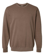 Comfort Colors 1466, Unisex Garment-dyed Lightweight Crewneck Sweatshirt, Espresso