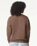 Comfort Colors 1466, Unisex Garment-dyed Lightweight Crewneck Sweatshirt, Espresso