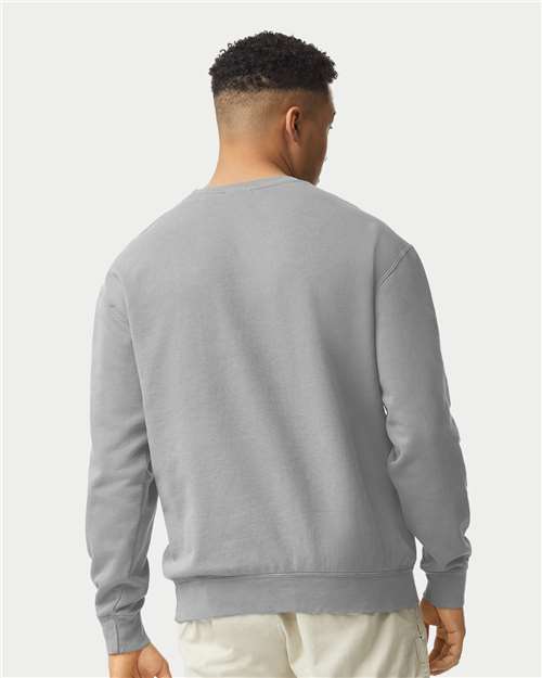 Comfort Colors 1466, Unisex Garment-dyed Lightweight Crewneck Sweatshirt, Grey