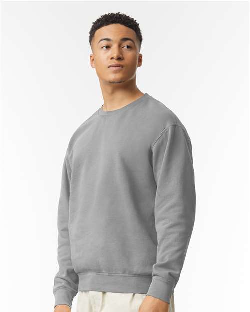 Comfort Colors 1466, Unisex Garment-dyed Lightweight Crewneck Sweatshirt, Grey