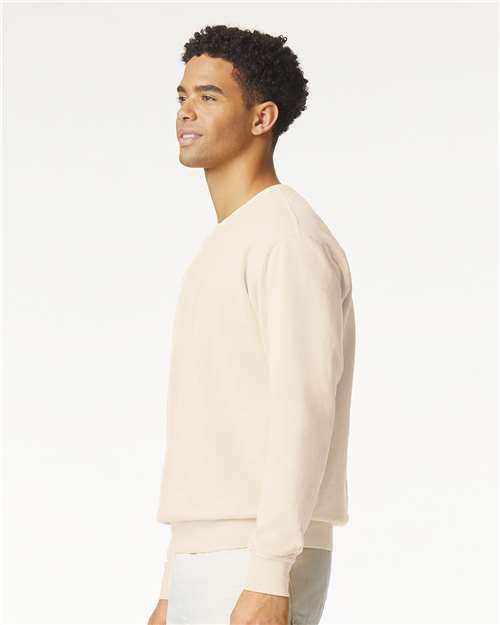 Comfort Colors 1466, Unisex Garment-dyed Lightweight Crewneck Sweatshirt, Ivory