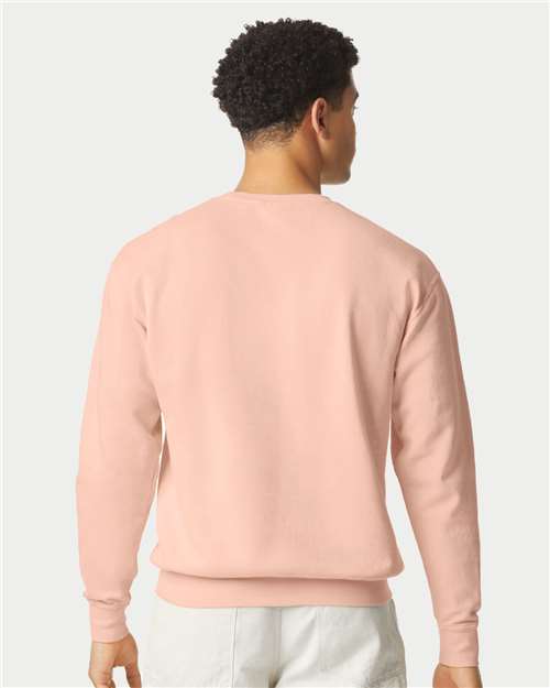 Comfort Colors 1466, Unisex Garment-dyed Lightweight Crewneck Sweatshirt, Peachy