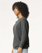Comfort Colors 1466, Unisex Garment-dyed Lightweight Crewneck Sweatshirt, Pepper