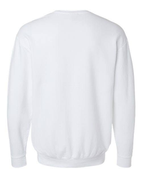Comfort Colors 1466, Unisex Garment-dyed Lightweight Crewneck Sweatshirt, White