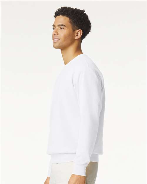 Comfort Colors 1466, Unisex Garment-dyed Lightweight Crewneck Sweatshirt, White