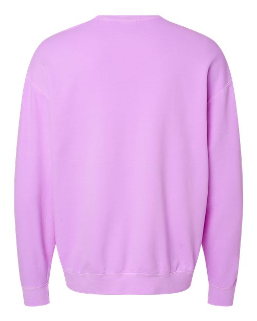 Comfort Colors 1466, Unisex Garment-dyed Lightweight Crewneck Sweatshirt, Neon Violet