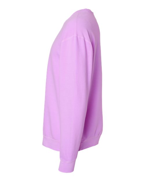Comfort Colors 1466, Unisex Garment-dyed Lightweight Crewneck Sweatshirt, Neon Violet