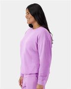 Comfort Colors 1466, Unisex Garment-dyed Lightweight Crewneck Sweatshirt, Neon Violet