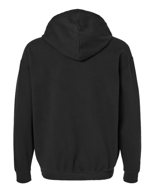 Comfort Colors 1467, Unisex Garment-dyed Lightweight Hooded Sweatshirt, Black