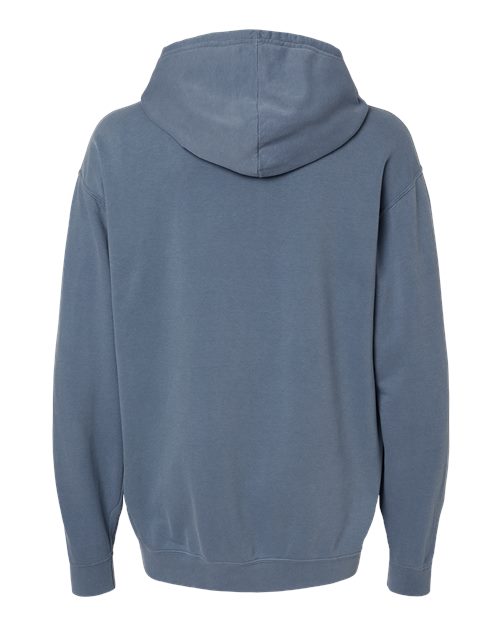 Comfort Colors 1467, Unisex Garment-dyed Lightweight Hooded Sweatshirt, Blue Jean