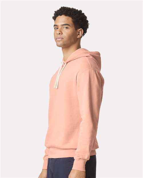 Comfort Colors 1467, Unisex Garment-dyed Lightweight Hooded Sweatshirt, Peachy