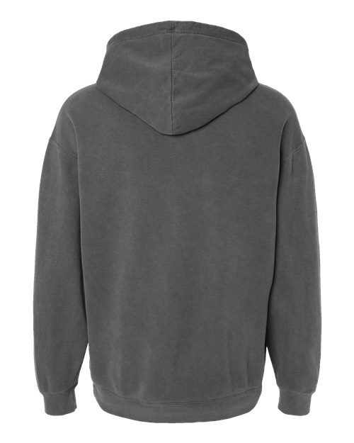 Comfort Colors 1467, Unisex Garment-dyed Lightweight Hooded Sweatshirt, Pepper