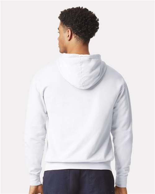 Comfort Colors 1467, Unisex Garment-dyed Lightweight Hooded Sweatshirt, White