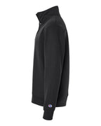 Champion S450, Unisex Powerblend Quarter-zip Pullover, Black
