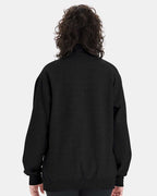 Champion S450, Unisex Powerblend Quarter-zip Pullover, Black