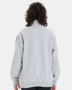 Champion S450, Unisex Powerblend Quarter-zip Pullover, Light Steel