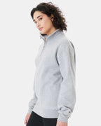Champion S450, Unisex Powerblend Quarter-zip Pullover, Light Steel
